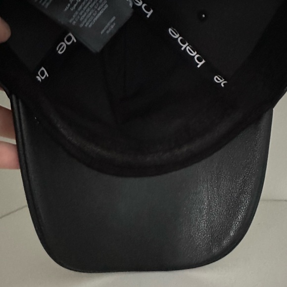 BEBE leather like detail and chains baseball hat - Picture 4 of 4